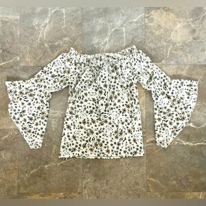 Trumpet Sleeve Blouse